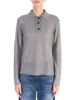 Camisa Polo Con Brillo