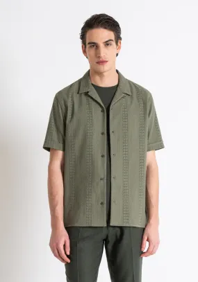 CAMISA «HONOLULU» REGULAR RECTA DE ENCAJE SAN GALLO