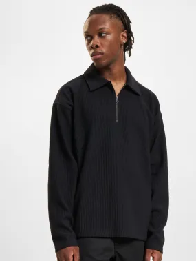 Jack & Jones Rick Plisse Sweat Zip Split Polo