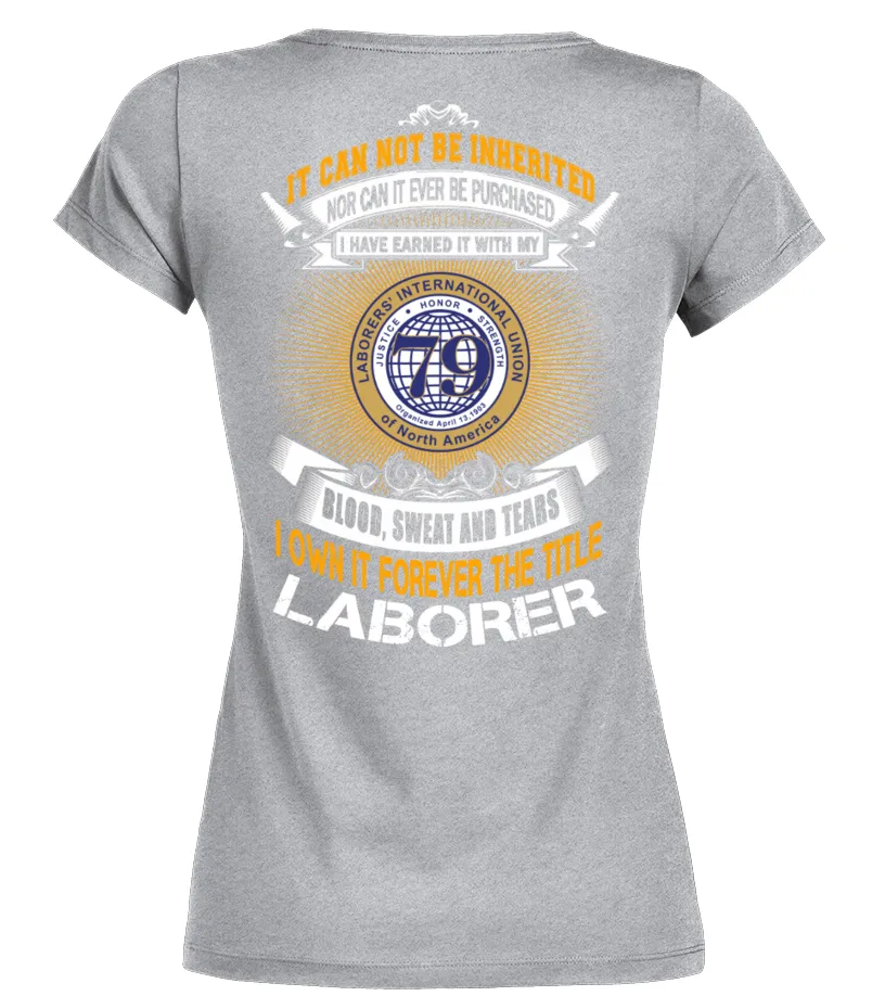 LIUNA - Laborers local 79 Camiseta cuello redondo Mujer