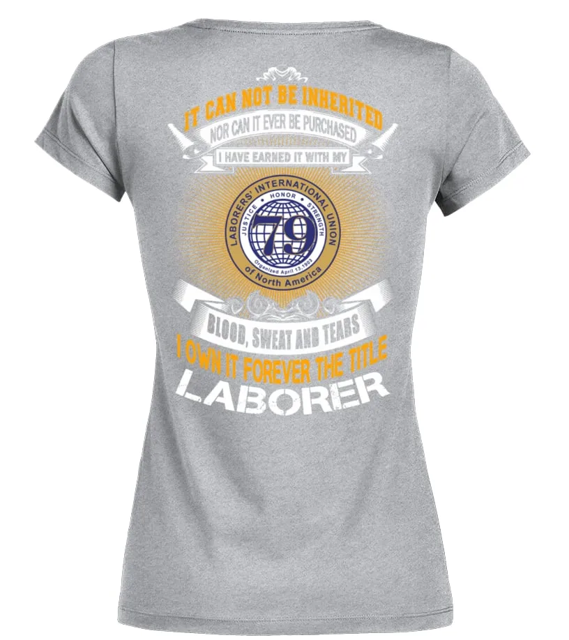 LIUNA - Laborers local 79 Camiseta cuello redondo Mujer