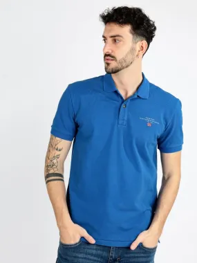 Napapijri Polo de hombre de algodón de manga corta